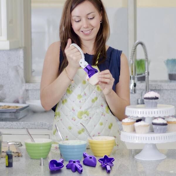 molds 38灯　moldsスタンド セット LAIFUCAM 3-Piece Silicone Cake Pop Mold Set Heart Flower Star