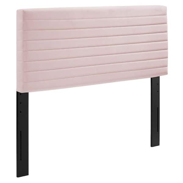 MODWAY Tranquil Pink Twin Upholstered Headboard