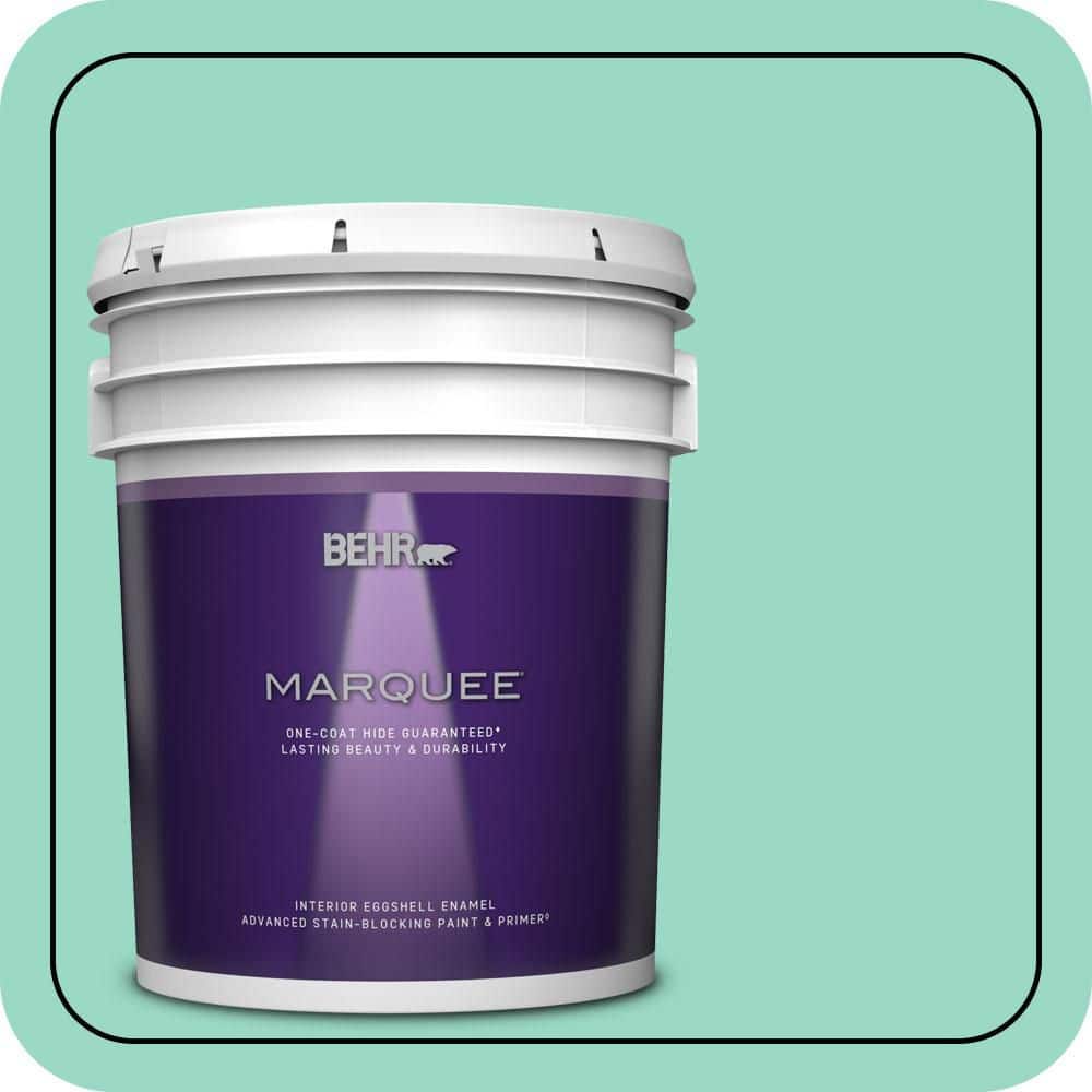 5 gal. Home Decorators Collection #HDC-SP16-07 Isabellas Aqua Eggshell Enamel Interior Paint & Primer price history on PriceWatchPro