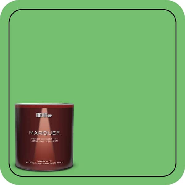 BEHR MARQUEE 1 qt. #440B-5 Dublin Matte Interior Paint & Primer