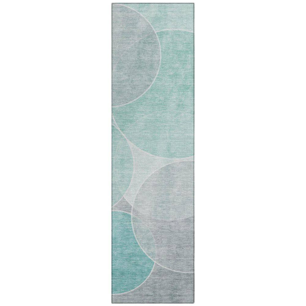 Chantille Machine Washable Indoor/Outdoor Abstract ACN2746 Aqua 2 ft. x 7 ft. Runner Rug price history on PriceWatchPro