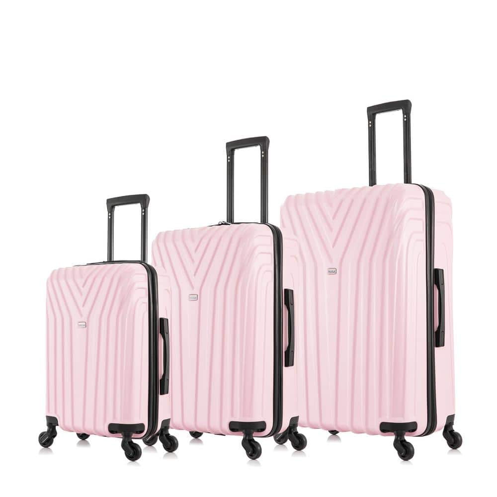 2PC IFLYSMART HARDSHELL ROLLING LUGGAGE SET - PINK OMBRE - Earl's Auction  Company