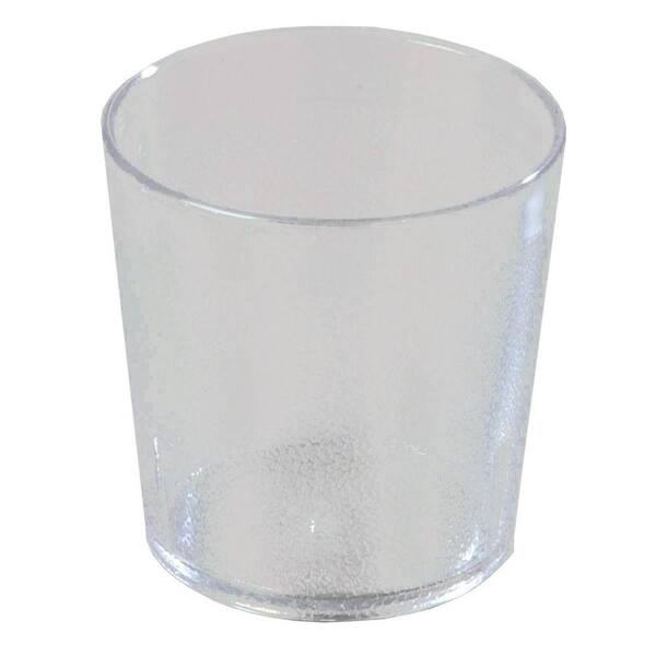 Carlisle 9 oz. SAN Plastic Stackable Old Fashion Tumbler in Clear (Case of 24)