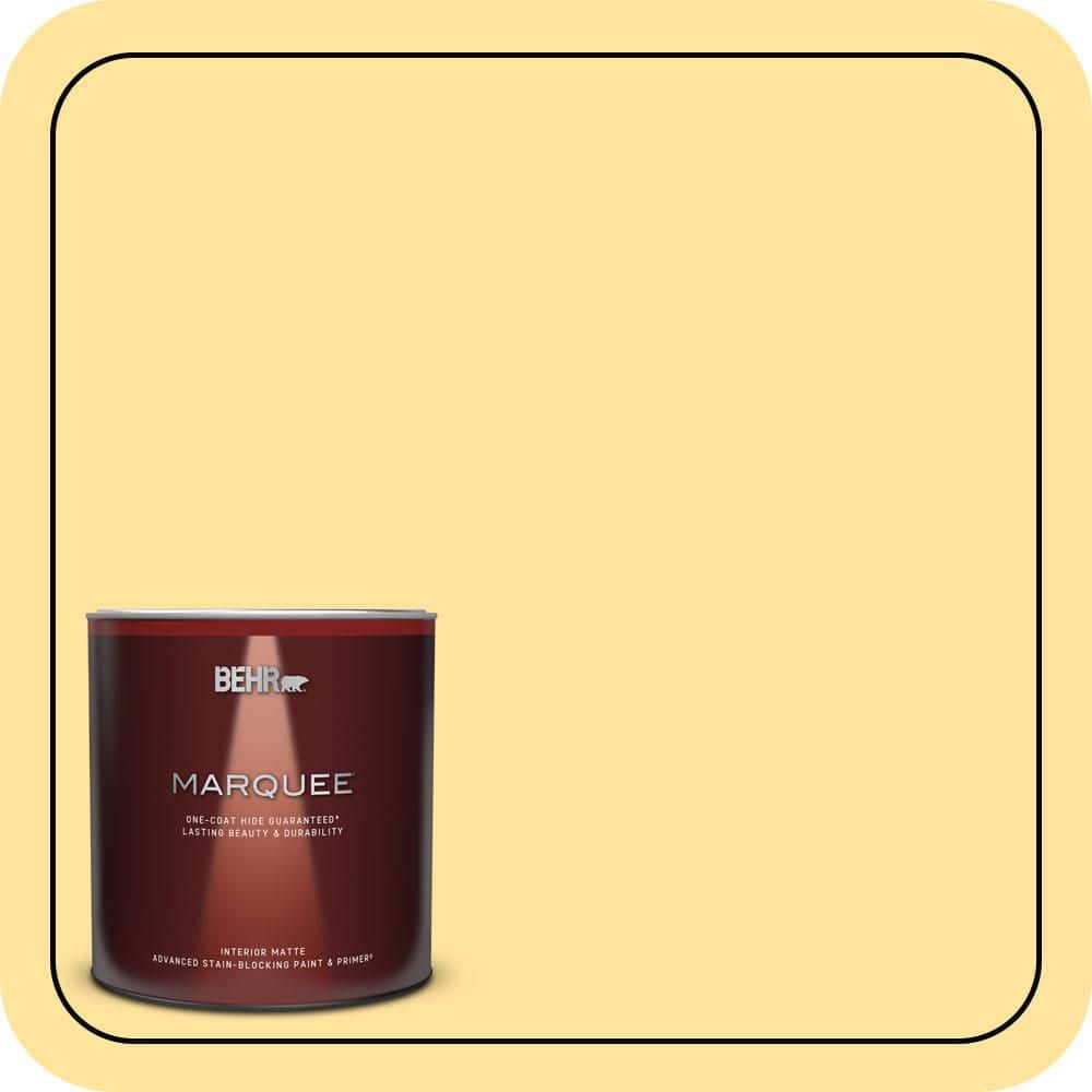 1 qt. #340B-4 Lemon Drops Matte Interior Paint & Primer price history on PriceWatchPro