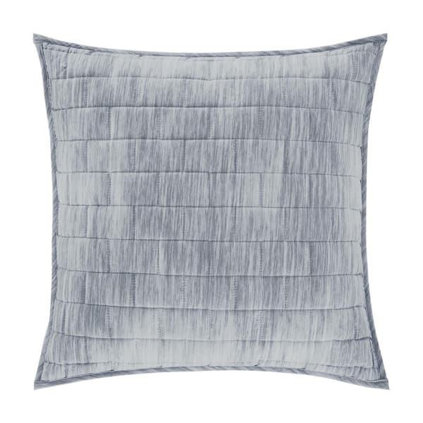 Unbranded Niles Blue Cotton 20" Square Decorative Throw Pillow