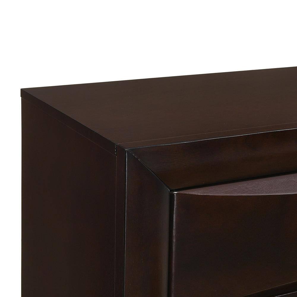 Transitional Mahogany 5-Drawer Chest with Dovetail Drawers