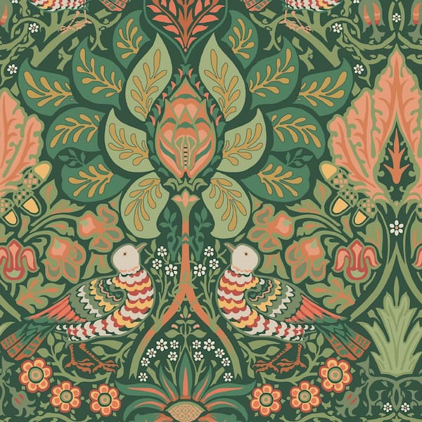 Graham & Brown William Morris at Home Dove and Rose Woodland Wallpaper