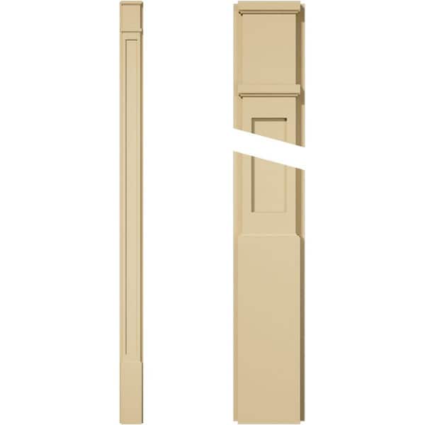Ekena Millwork 2 in. D x 6 in. W x 108 in. L Primed Polyurethane Pilaster 1-Pack