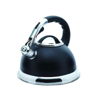 Camille 12-Cup Stovetop Tea Kettle in Black