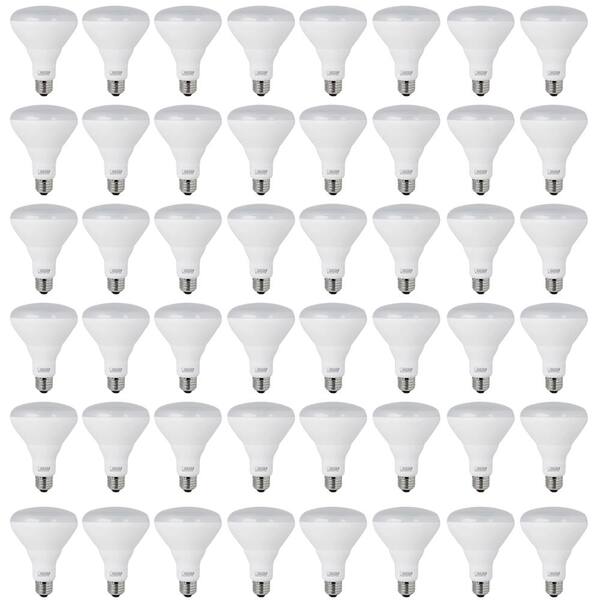 Feit Electric 65W Equivalent Soft White (2700K) BR30 Dimmable LED 90+ CRI Flood Light Bulb (Case of 48)