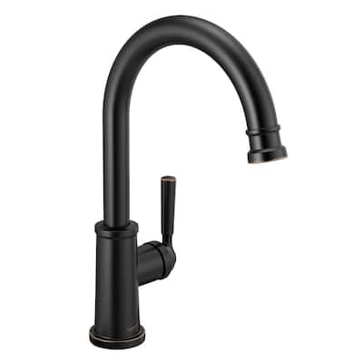 Westchester Single-Handle Standard Kitchen Faucet with Waterfall Spout in Oil Rubbed Bronze