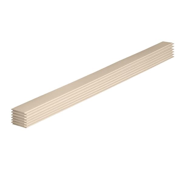 1 in. x 6 in. x 8 ft. Timeless Linen Smooth Painted Nickel Gap Shiplap Wood Pine Board (6-Pack)