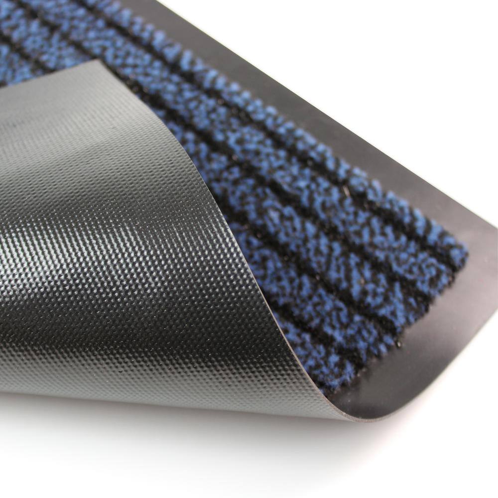 Sleek Blue Polypropylene Indoor Entrance Mat - 24" x 32"