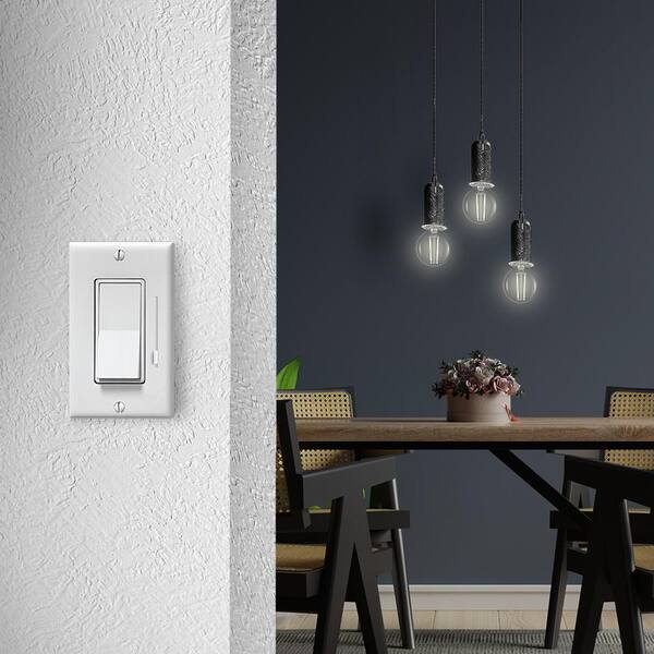 Feit Electric 60-Watt Equivalent G16.5 Globe Dimmable White