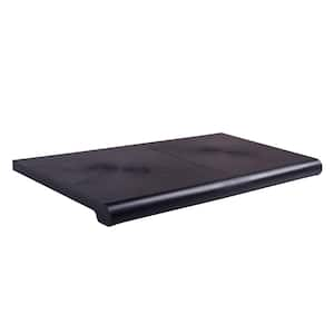 48 in. W x 15 in. D Black Open-Bottom Bullnose Shelf (Pack of 4)