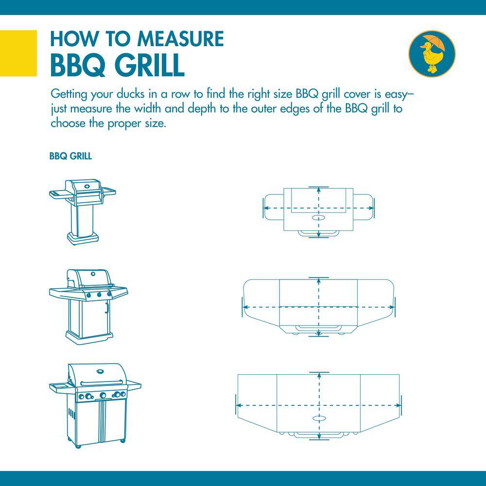 Mocha Cappuccino 67-Inch Water-Resistant BBQ Grill Cover
