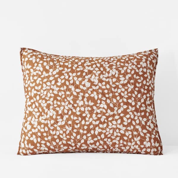 The Company Store Brooke Rust Cotton King Sham