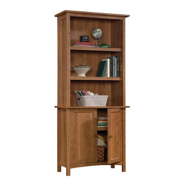 Sauder deals bookcase cherry