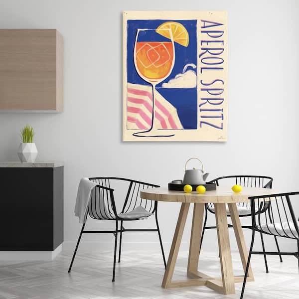 Stupell Industries Retro Aperol Spritz by Janelle Penner Unframed