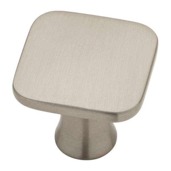 Liberty Lindley 1-3/16 in. (30 mm) Satin Nickel Square Cabinet Knob (10-Pack)