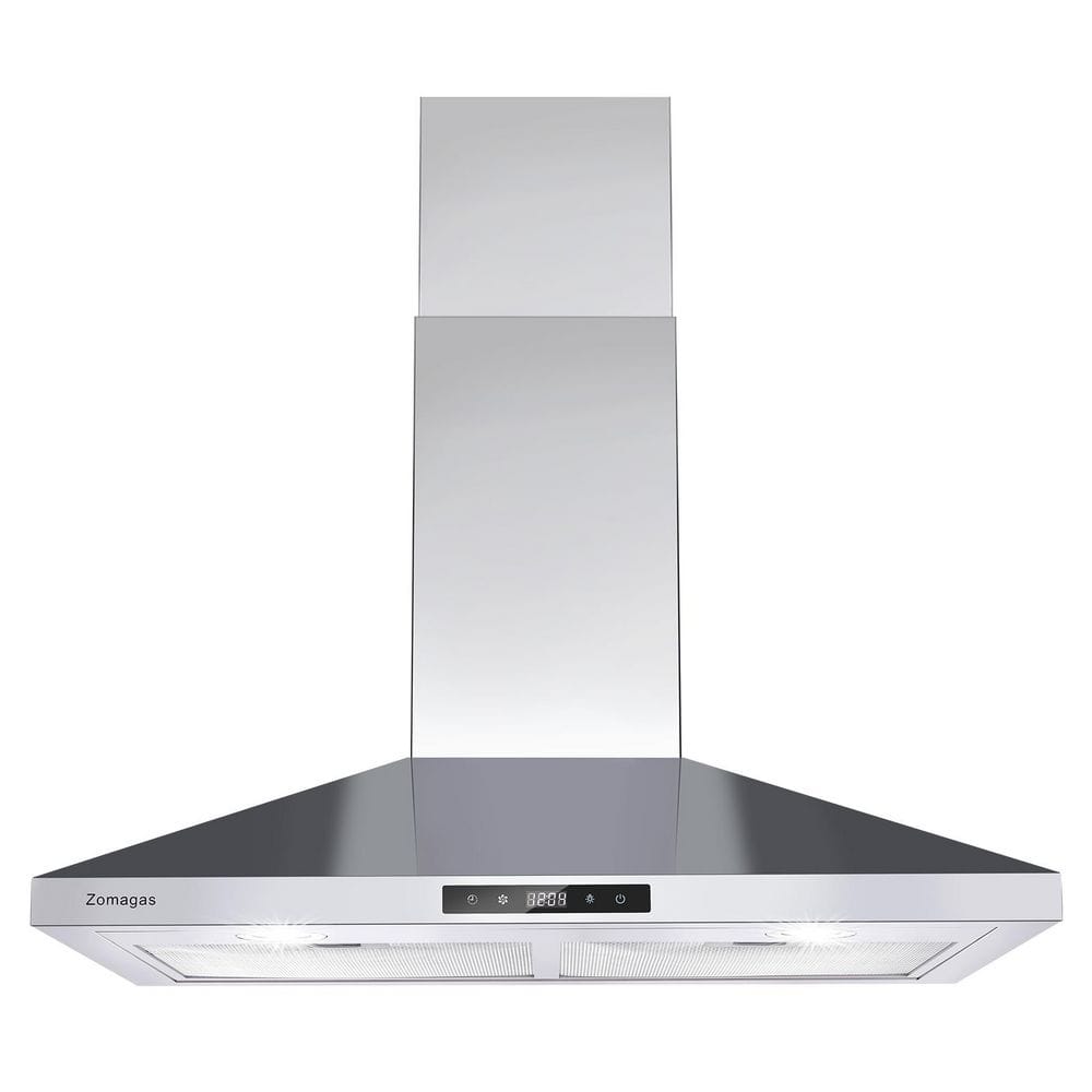 30 in. 450CFM Wall Mount Range Hood Ducted/Ductless Convertible Duct Downdraft System in Stainless Steel price history on PriceWatchPro