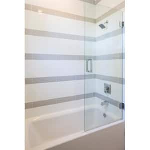 Vogue Gray Matte 3.94 in. x 15.75 in. Ceramic Wall Tile (10.775 sq. ft. / case)