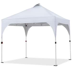 10 ft. × 10 ft. White Pop-Up Canopy Tent