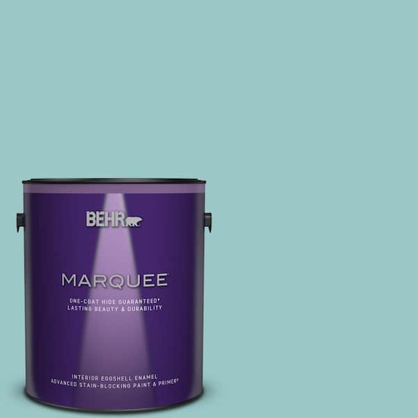 BEHR MARQUEE 1 gal. #MQ6-08 Aquifer One-Coat Hide Eggshell Enamel Interior Paint & Primer