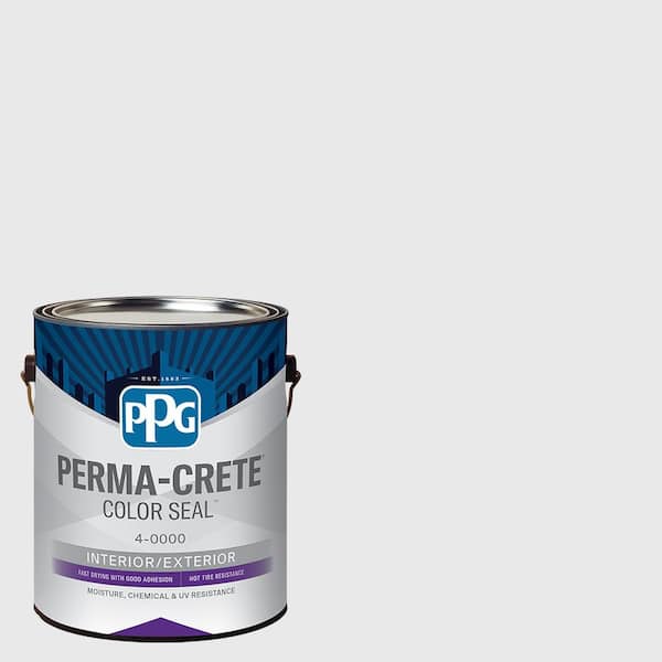 Color Seal 1 gal. PPG1043-1 Snowbank Satin Concrete Interior/Exterior Stain