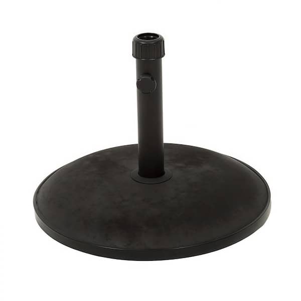 34.24 lbs. Concrete Patio Umbrella Base, 13.25 in. Black Heavy-Duty