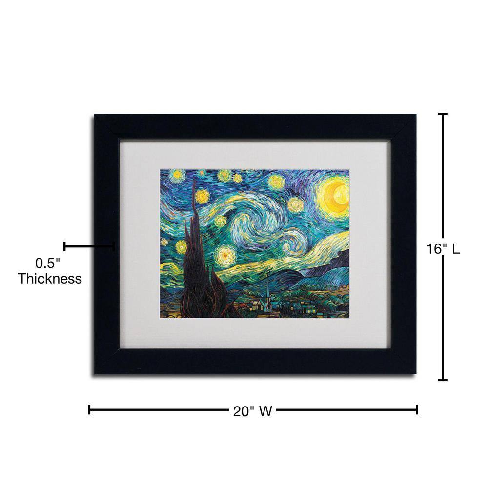 Vincent Van Gogh Starry Night Framed Canvas Print