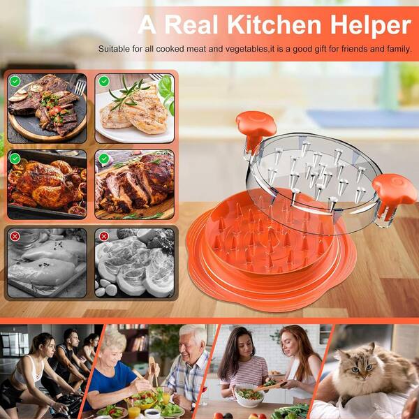 Adrinfly Chicken Breast Meat Shredder Machine Tool Twist with