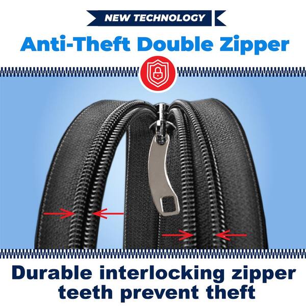 Anti theft 2025 zipper luggage