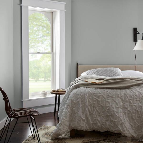 Behr Premium Plus 1 Gal T18 19 Quiet Time Flat Low Odor Interior Paint Primer 105001 - Home Depot Paint Colors For Bedroom