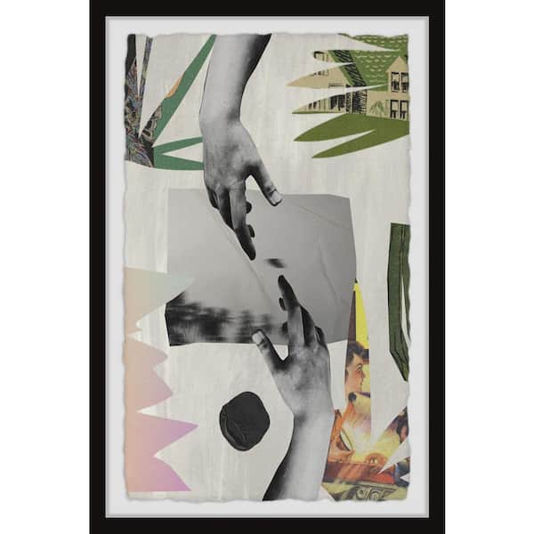 Unbranded "The Touch" by Marmont Hill Framed People Art Print 30 in. x 20 in.