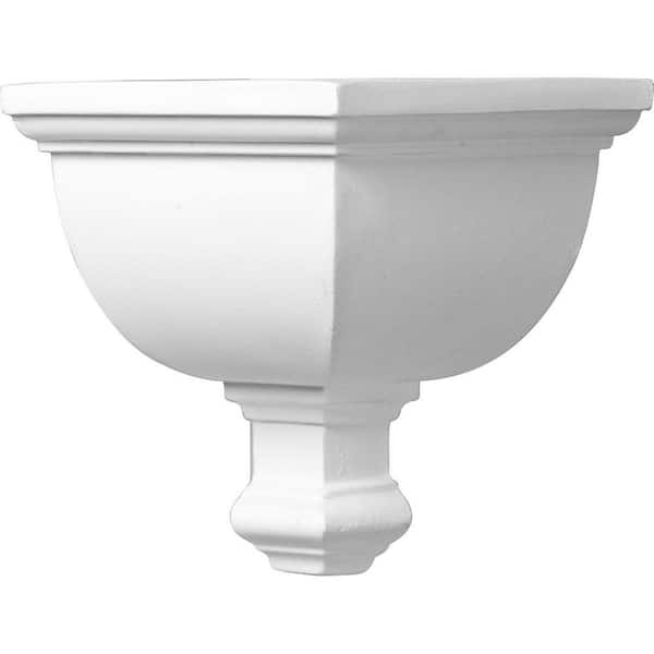 Ekena Millwork 4-1/2 in. x 4-1/2 in. x 6 in. Urethane Outside Corner Moulding (Matches Moulding MLD03X04X05TR)