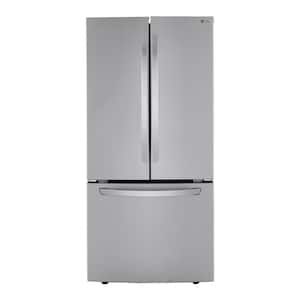 33 in. W 25 cu. ft. French Door Refrigerator with Filtered Ice Maker in PrintProof Stainless Steel