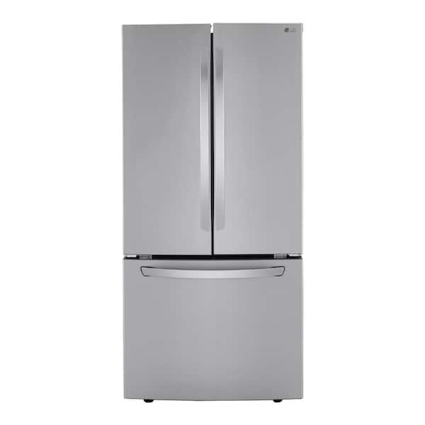 LG 33 in. W 25 cu. ft. French Door Refrigerator with Filtered Ice Maker in PrintProof Stainless Steel