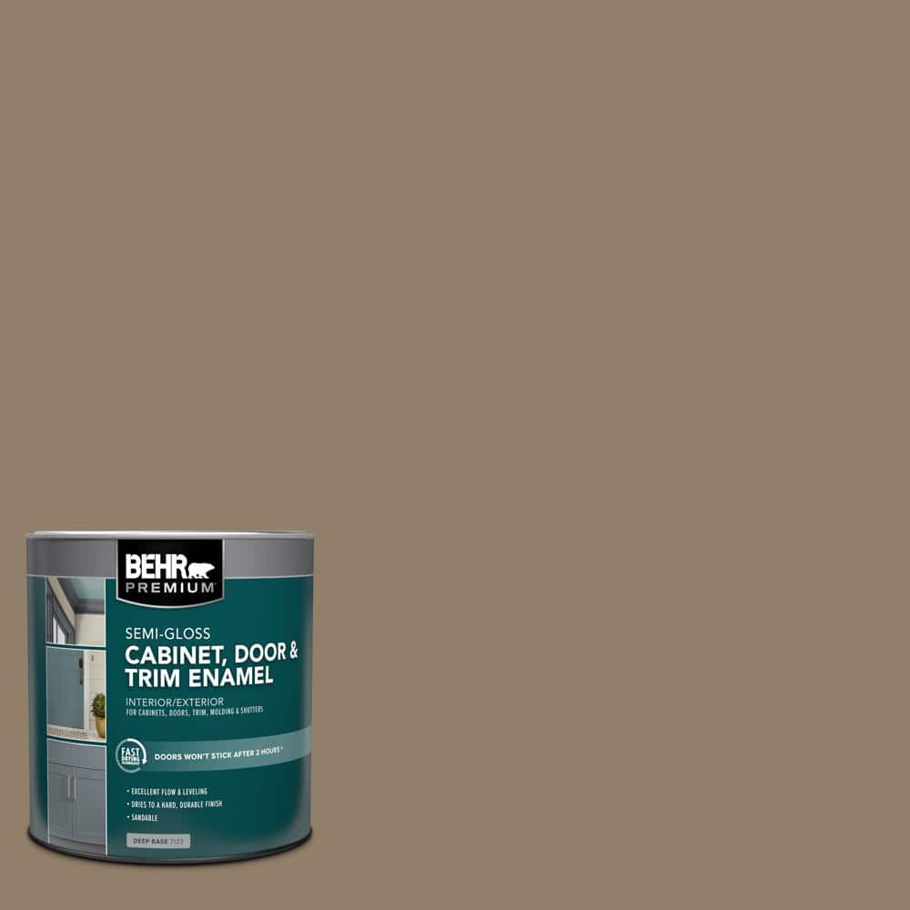 1 qt. #HDC-NT-11 Sandalwood Tan Semi-Gloss Enamel Interior/Exterior Cabinet, Door & Trim Paint price history on PriceWatchPro