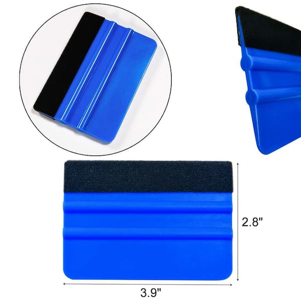 Wrap Squeegee for Vinyl, Big Size Felt Squeegee for Wallpaper