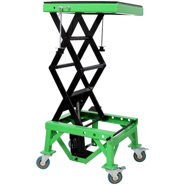Tenleaf 350 lbs. Hydraulic Motorcycle Scissor Lift Jack with Foot