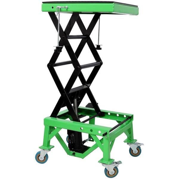 350 Lbs Capacity Hydraulic Scissor Lift Jack For Motorcycles, ATVs & Dirt Bikes