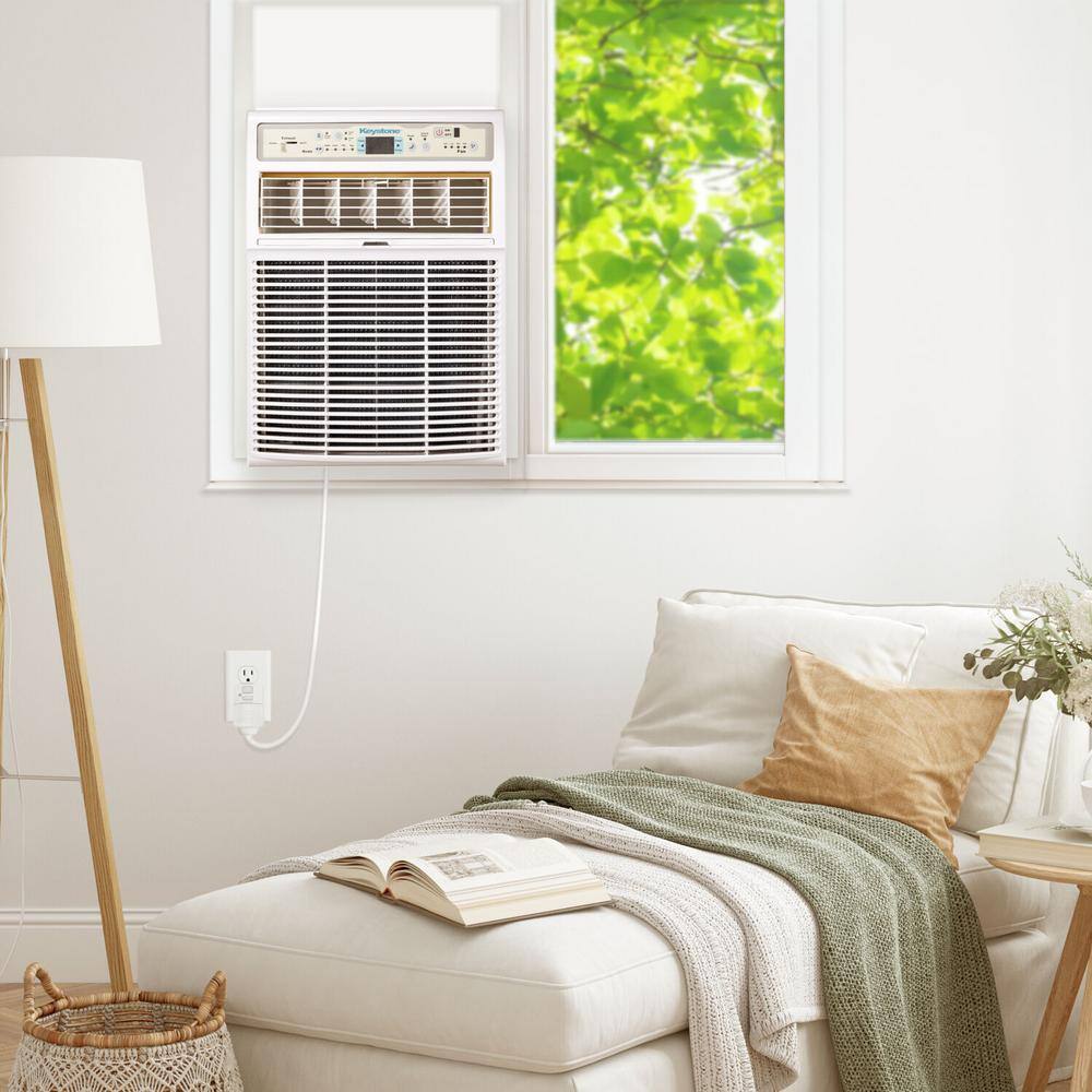 Keystone 8000 BTU White Energy Star Window Air Conditioner with Remote