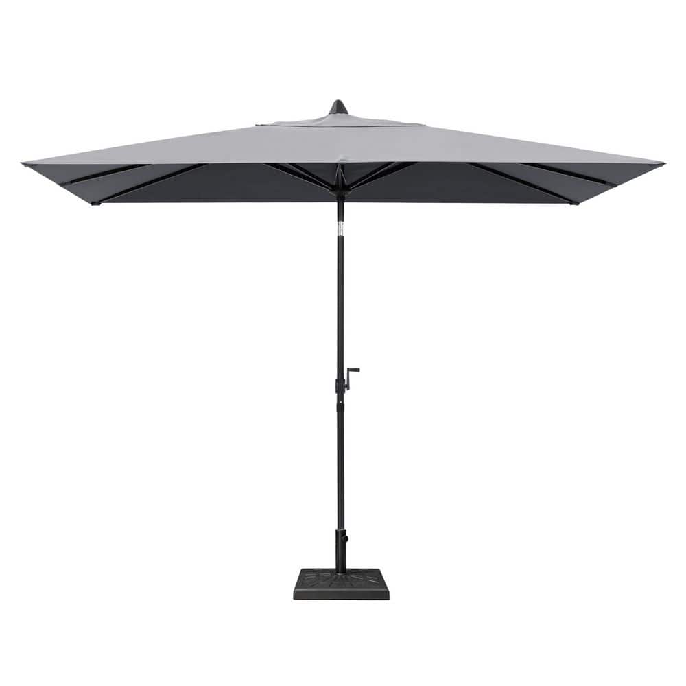 10 ft patio table umbrella Double-Sided Rectangular Patio Umbrella