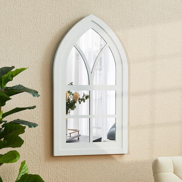 16 x 32 Rustic Cathedral Window Frame Wall Decor - Classic