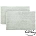 Sage 24 in. x 40 in. Cotton Reversible Bath Rug (Set of 2)