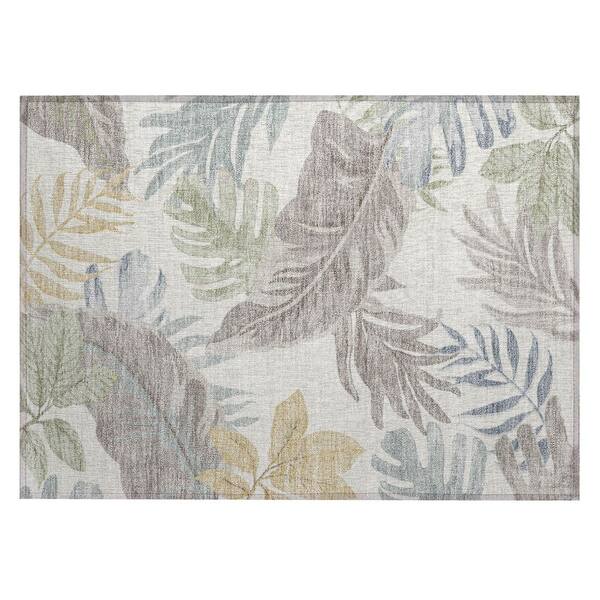 Chantille Machine Washable Indoor/Outdoor Abstract ACN3090 Ivory 2 ft. x 3 ft. Accent Rug