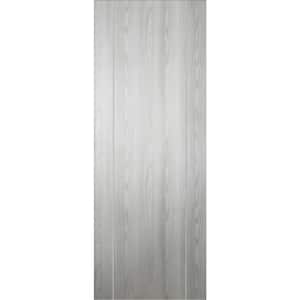 Optima 2U 28 in. x 80 in. No Bore Ribeira Ash Solid Composite Core Wood Interior Door Slab