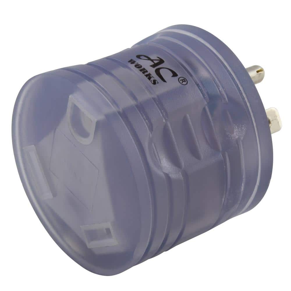 RV Adapter 15 Amp Household Plug to RV TT-30 30 Amp 125-Volt RV Female Conn
