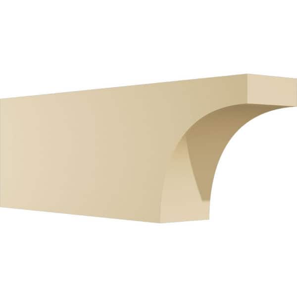 Ekena Millwork Standard Huntington 4 in. W x 8 in. H x 24 in. D Signature Urethane Rafter Tail Outlooker